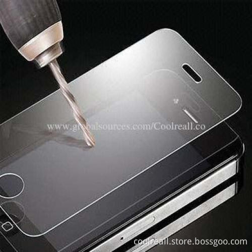 9H Premium Real Tempered Glass Screen Protector for iPhone 4/4S, Anti-fingerprint
